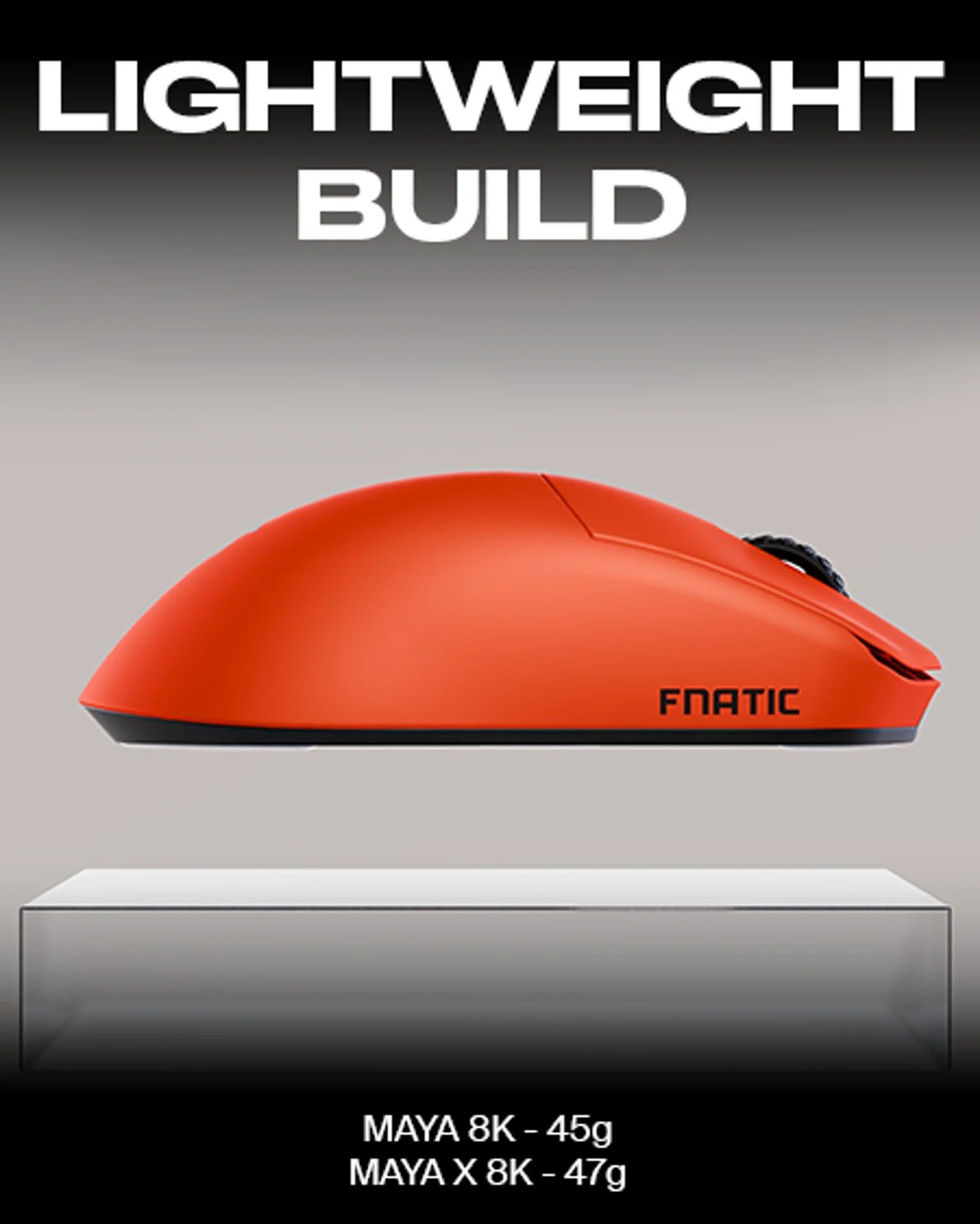 Fnatic X Lamzu Maya X 8K Wireless Mouse