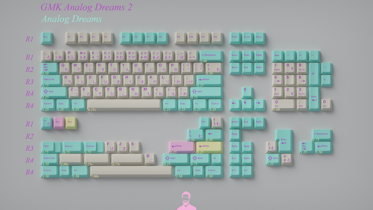 GMK Analog Dreams 2 Keycaps