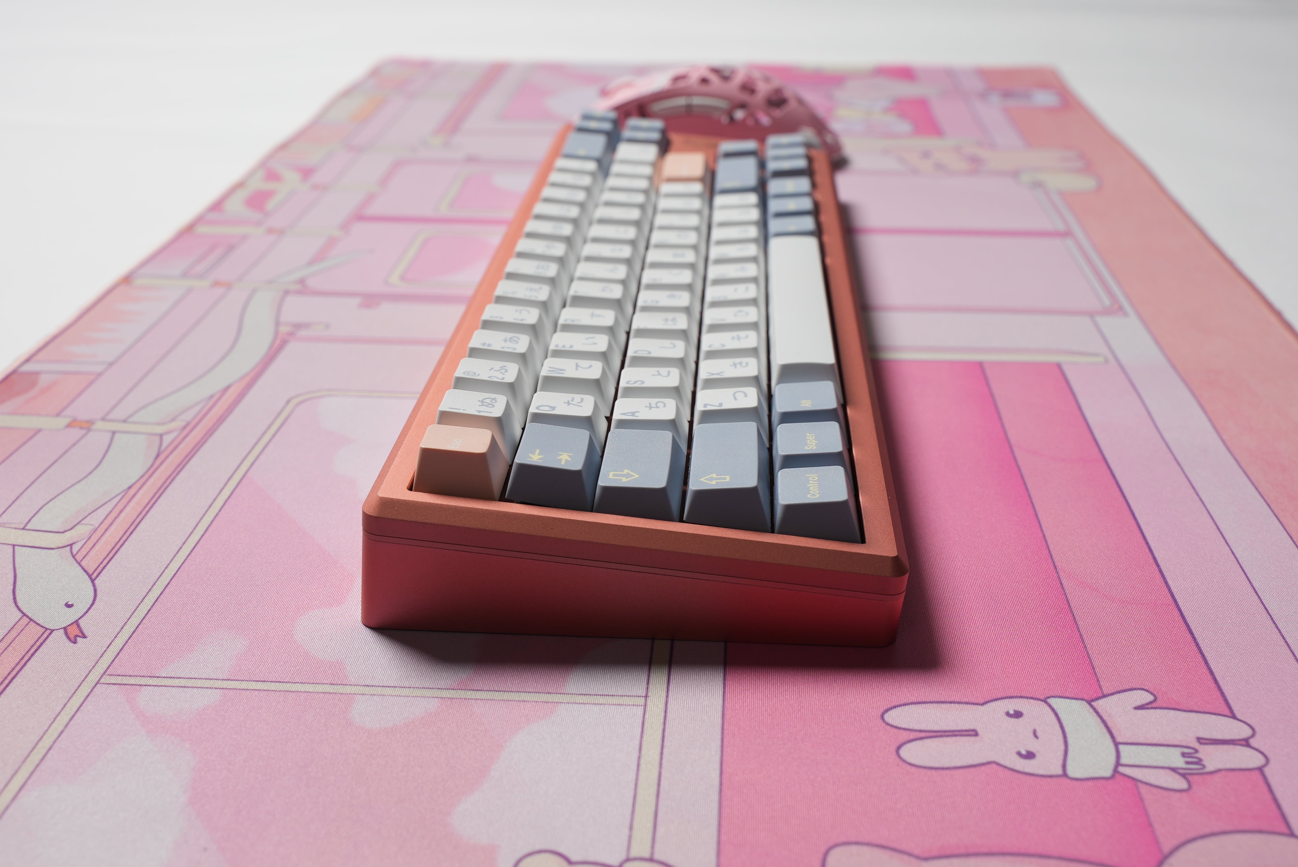 Saka 68 Mechanical Keyboard - Pink