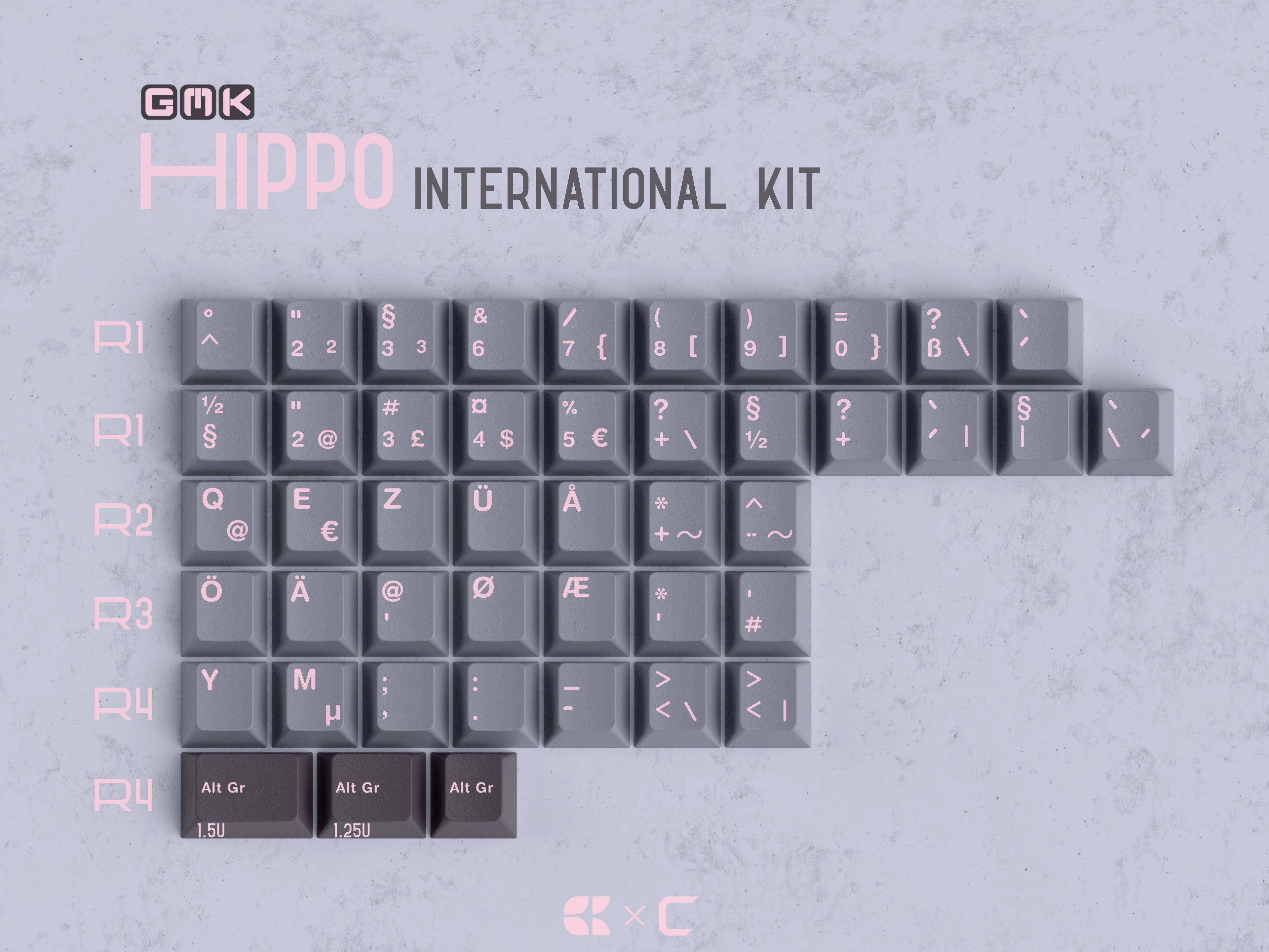 GMK Hippo Keycaps [Group Buy]