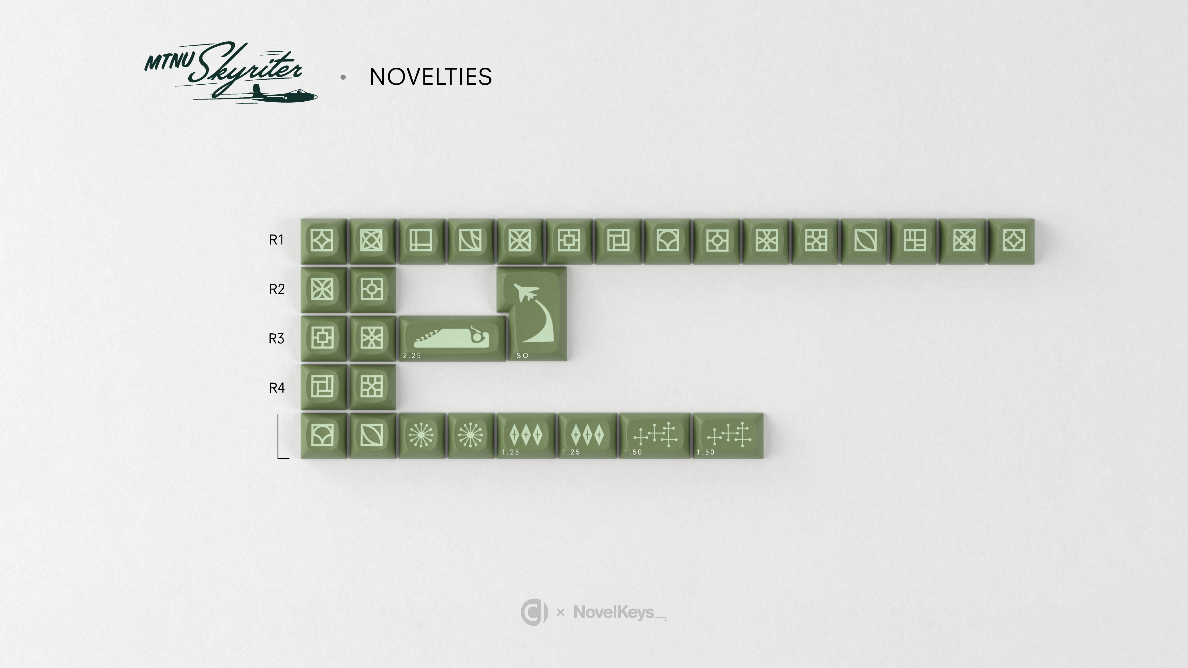 GMK MTNU Skyriter Keycaps