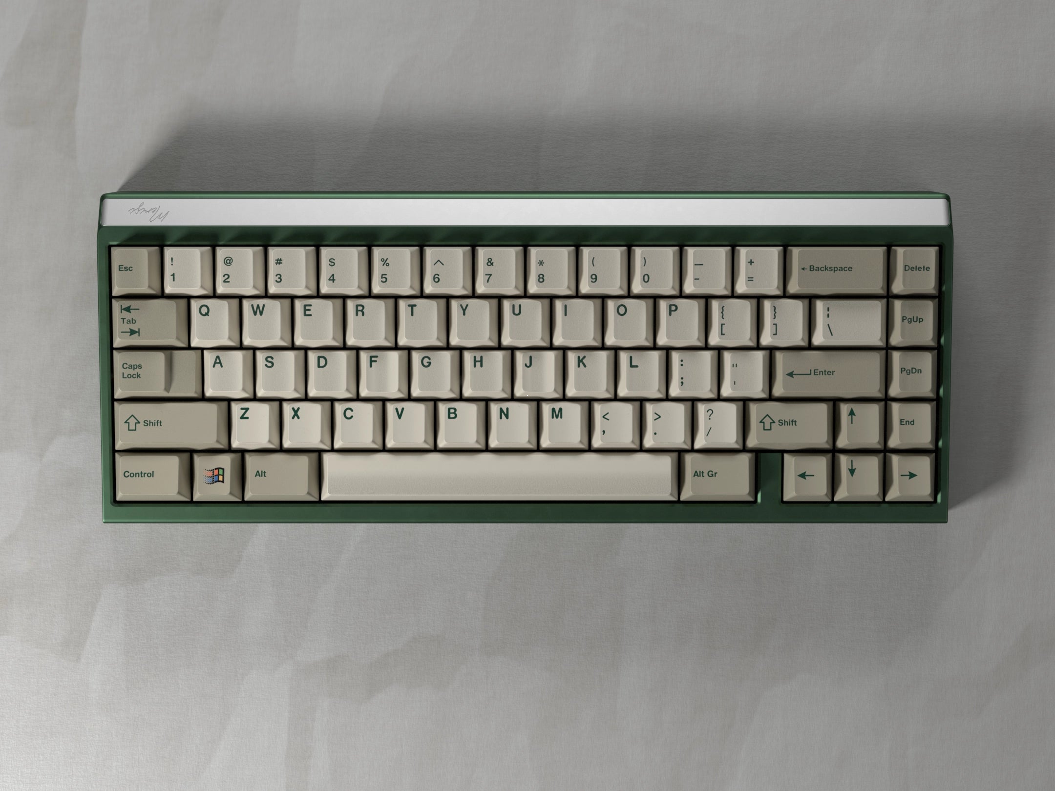 GMK CYL Verdant Retro Keycaps