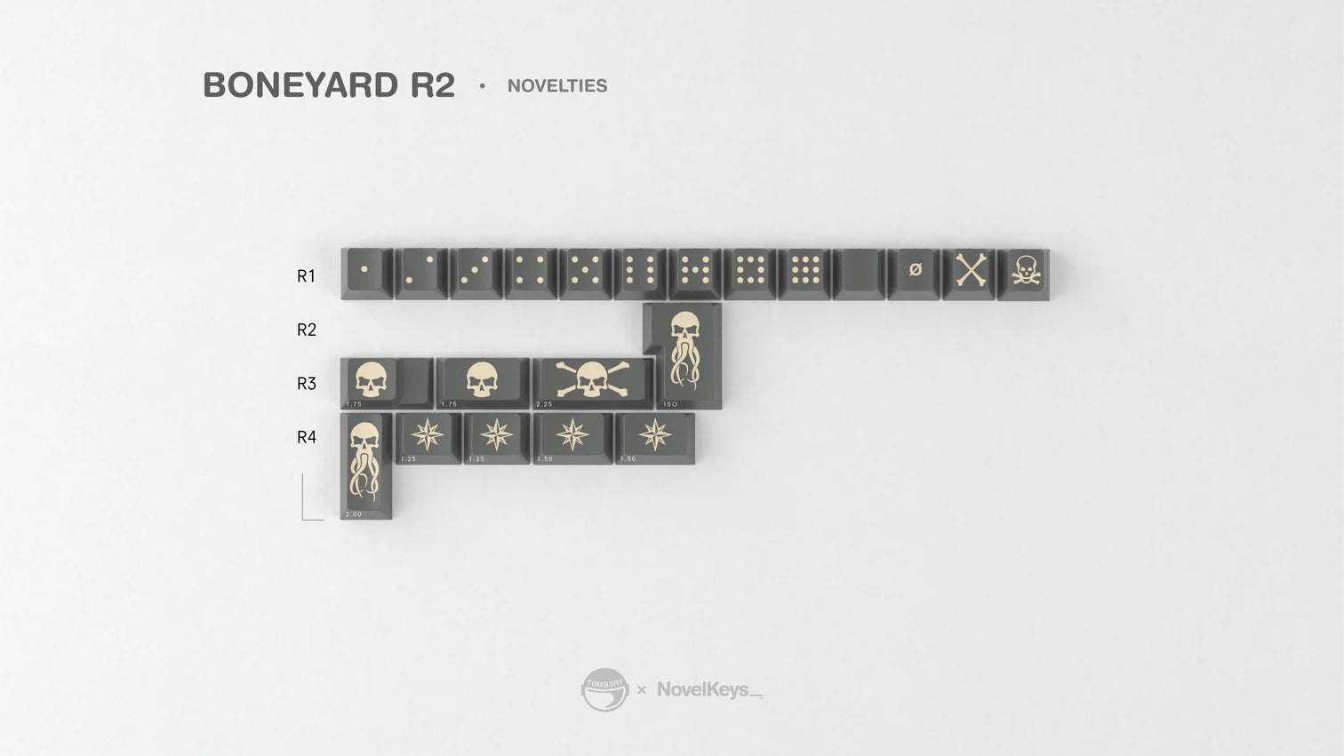 GMK CYL Boneyard R2 Keycaps [Group Buy]