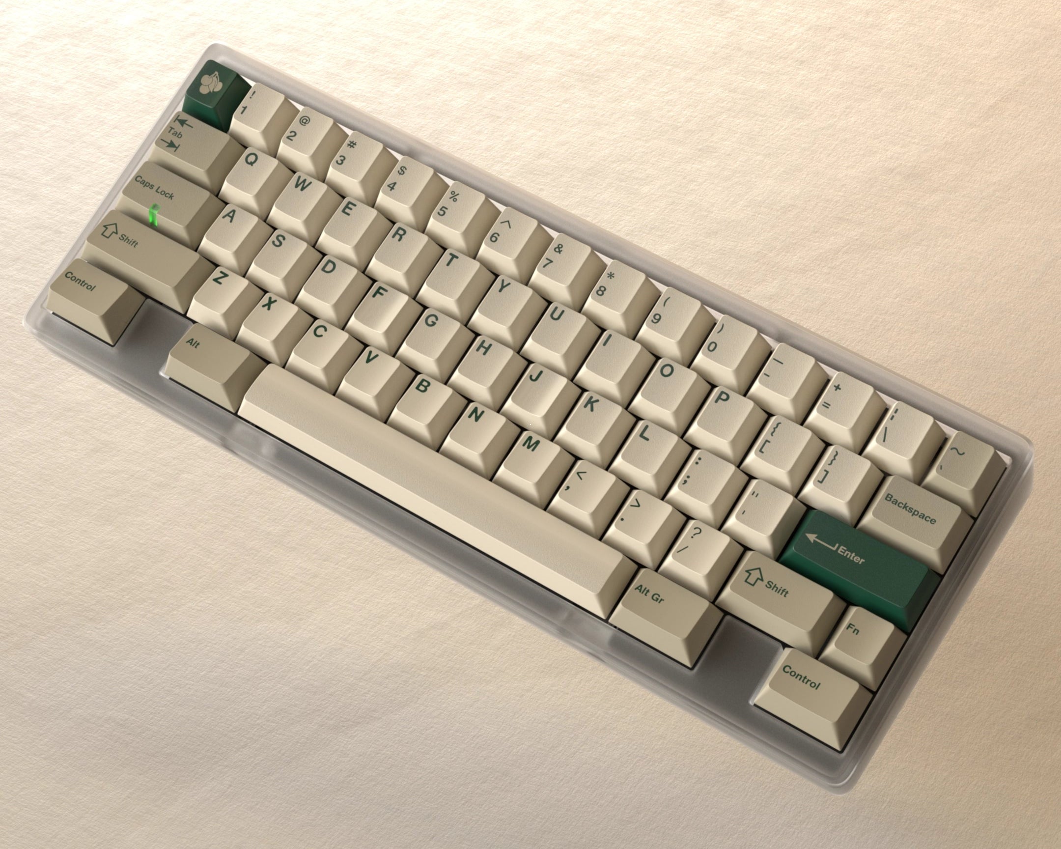 GMK CYL Verdant Retro Keycaps