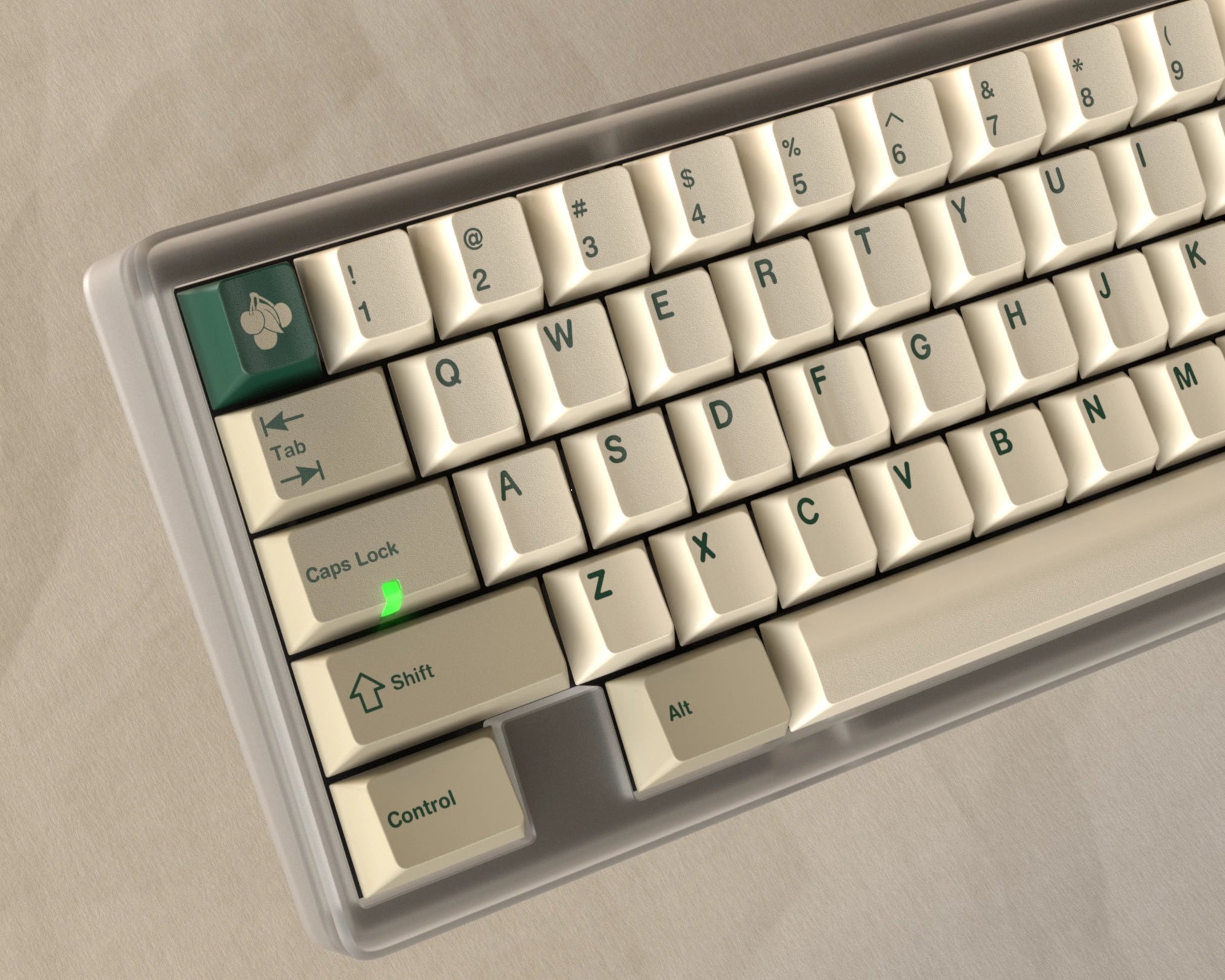 GMK CYL Verdant Retro Keycaps