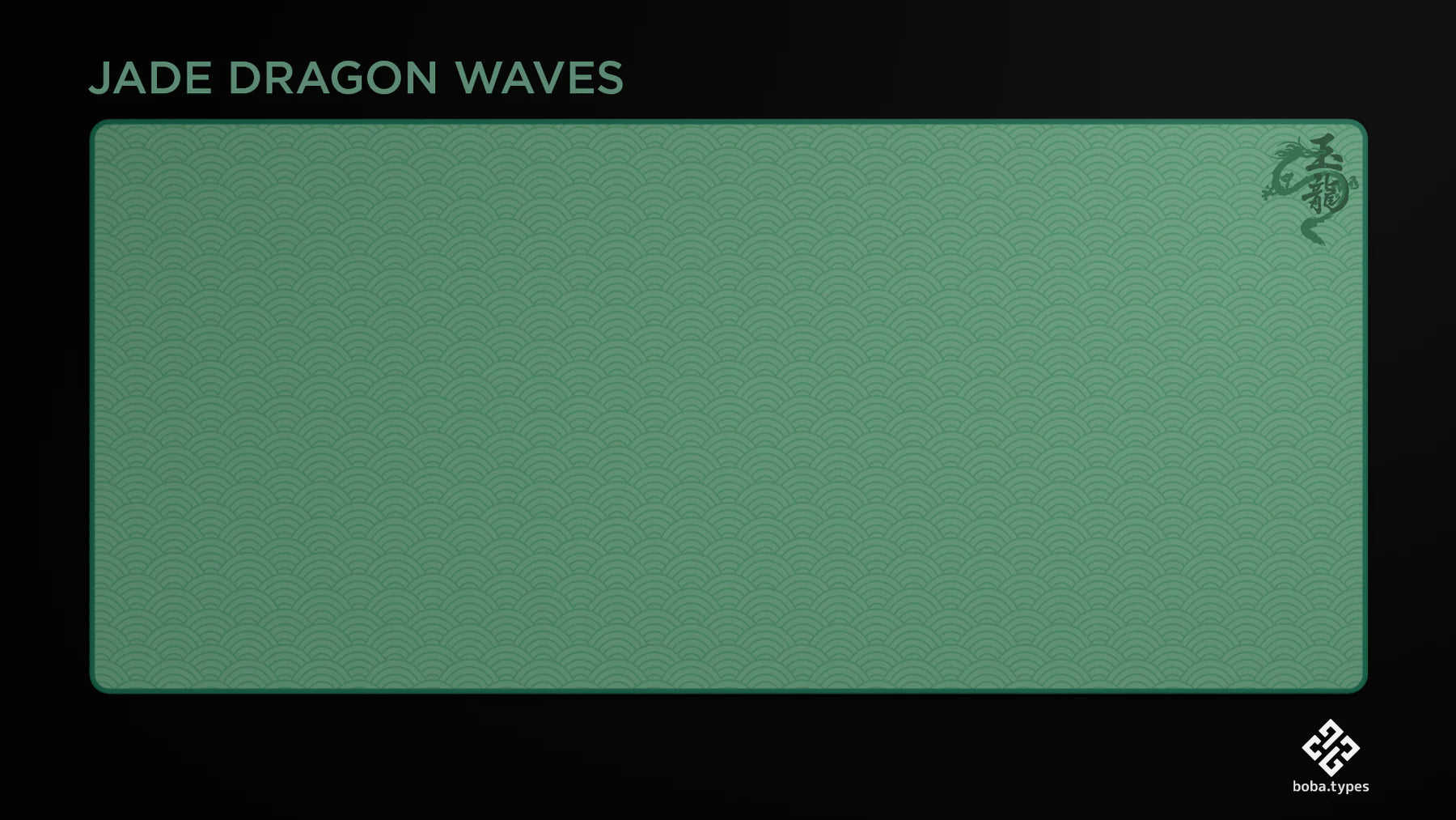 Deskmat - MW Jade Dragon