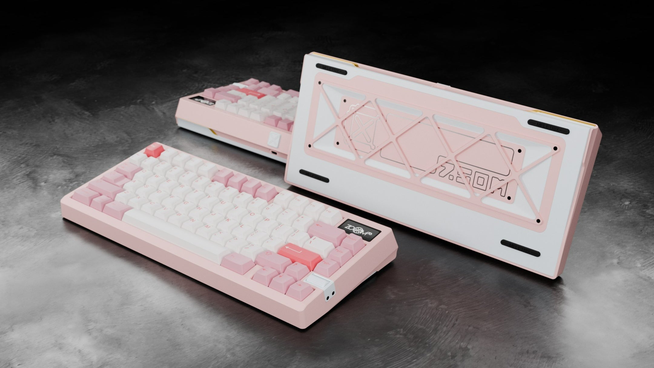 Zoom75 TIGA Keyboard - Strawberry Icecream [Group Buy]