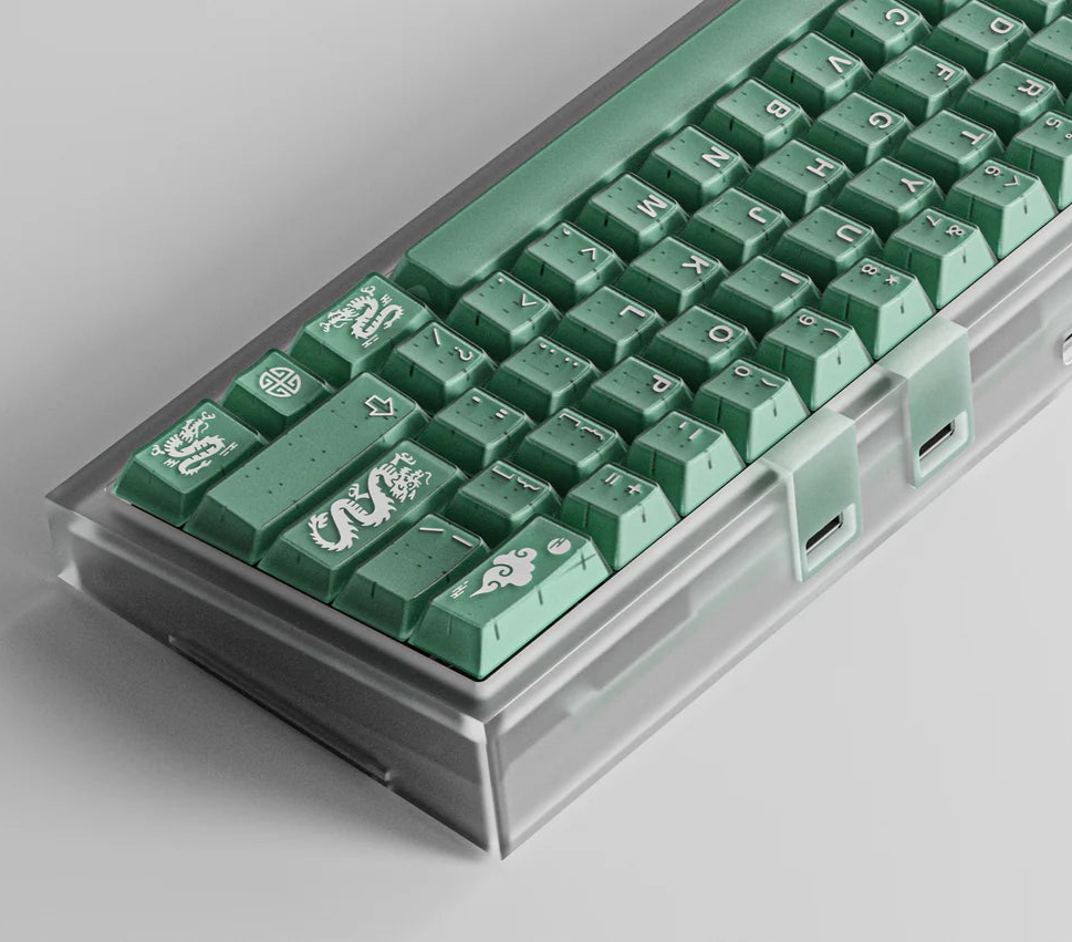 MW Jade Dragon Keycaps