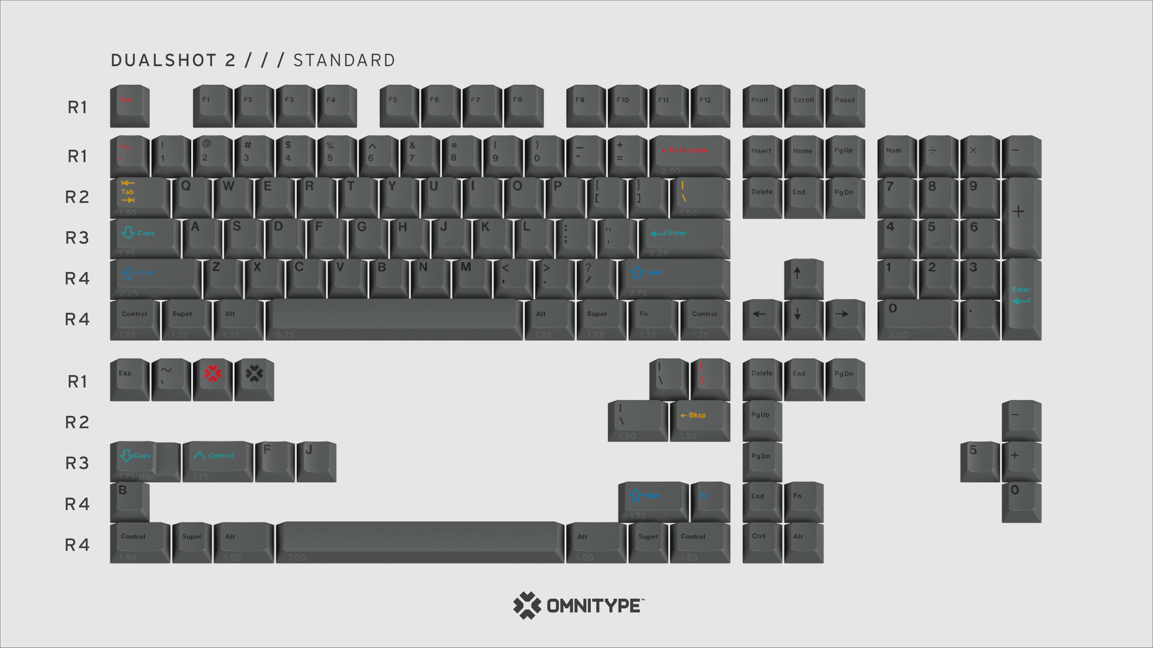 GMK CYL Dualshot 2 Keycaps